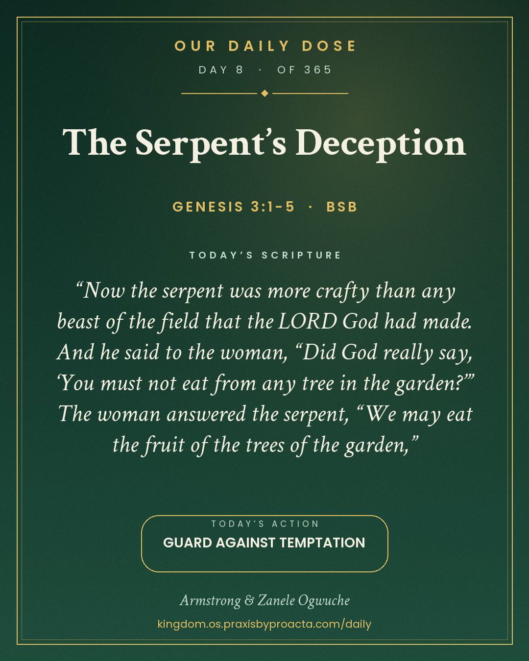 The Serpent’s Deception, Genesis 3:1-5