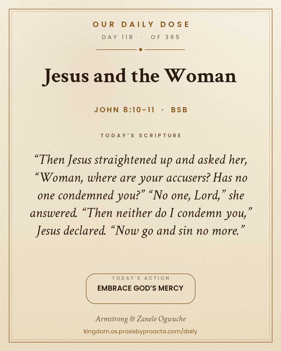 Jesus and the Woman, John 8:10-11