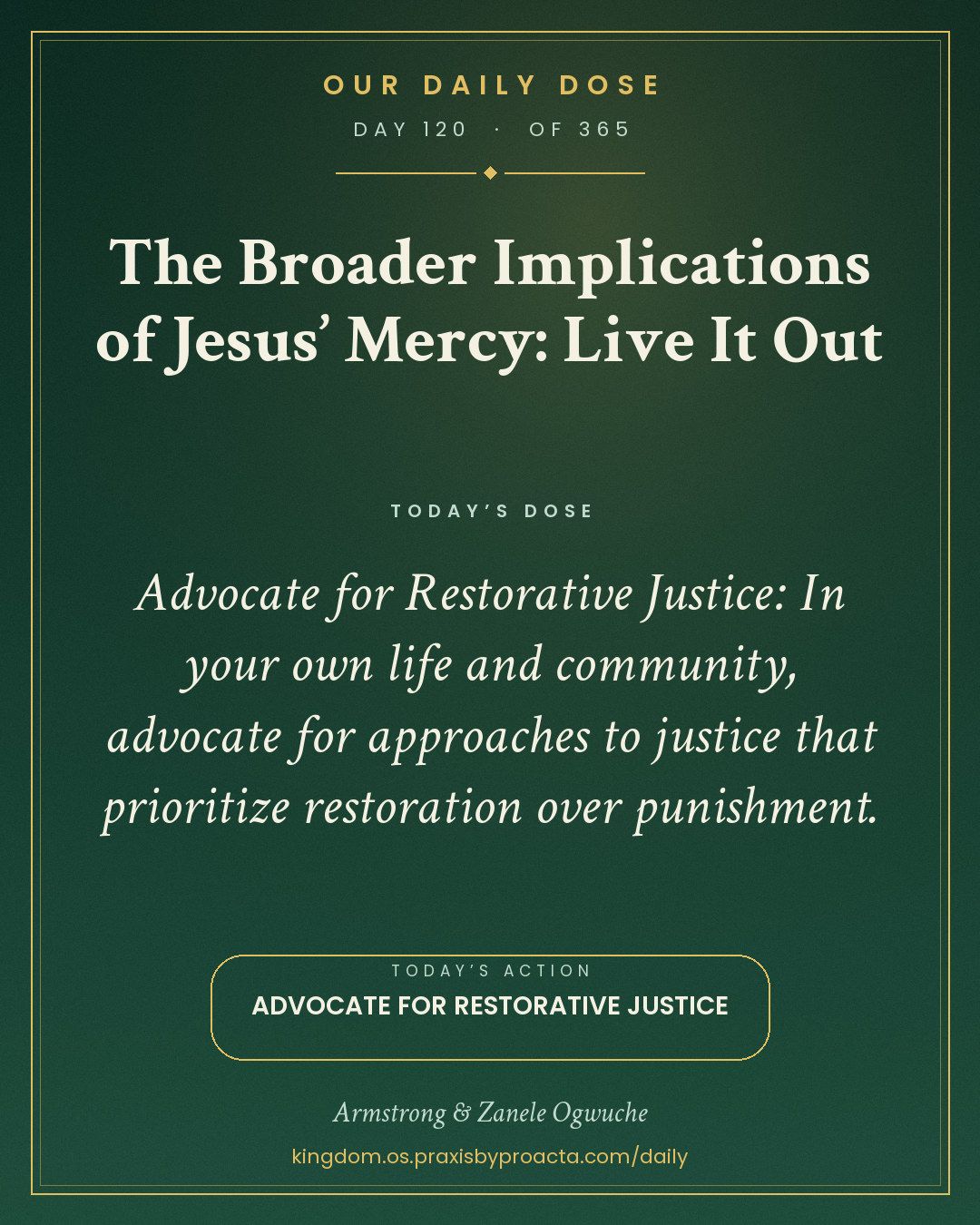 The Broader Implications of Jesus’ Mercy: Live It Out, 