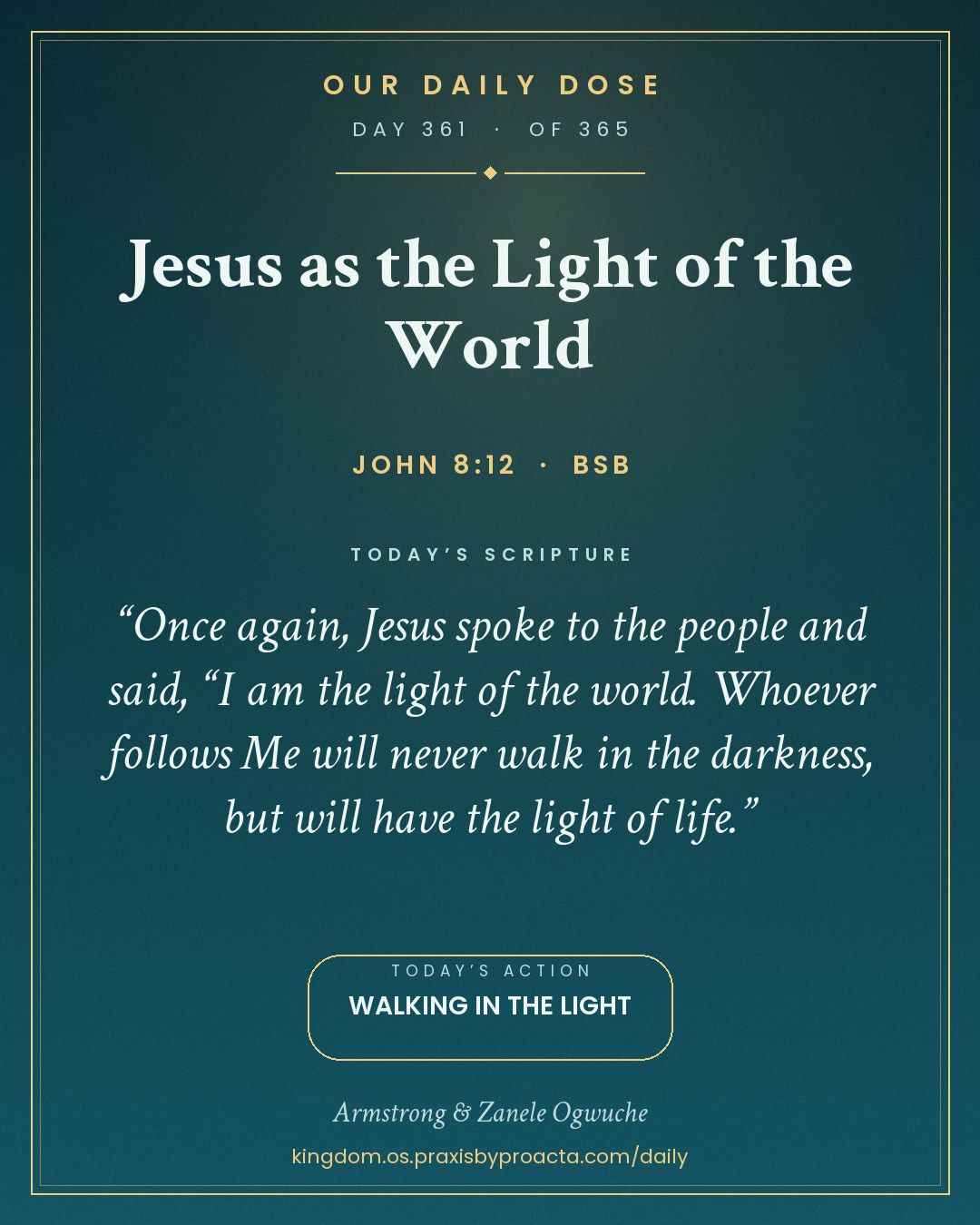 Jesus as the Light of the World, John 8:12